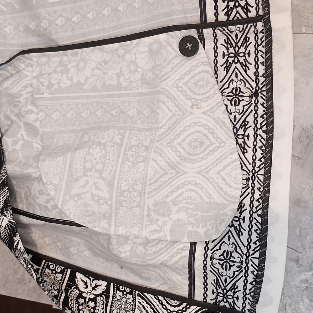 Drapers & Damons Mixed Media Print Cotton Stretch Jacket Women Size 18 Spring - Picture 8 of 13